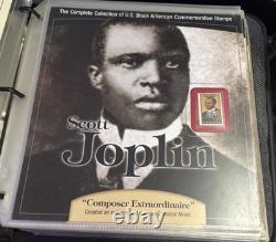 The Black Heritage Commemorative Series Stamp Collection, Album & 79 Pages with