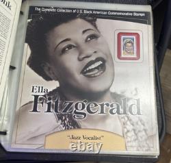 The Black Heritage Commemorative Series Stamp Collection, Album & 79 Pages with