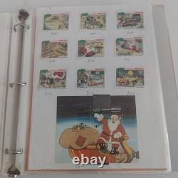 The Disney World of Postage Stamps Album with Aprox 250 Total Stamps