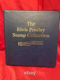 The Elvis Presley Stamp Collection Album, 462 Stamps Total. Great Binder