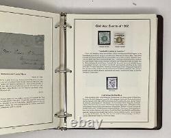 The Heritage Civil War Stamp Collection Album? 303 Stamps, EXCELLENT Condition