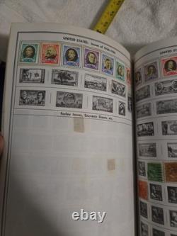 The New Statesman Deluxe H. E. Harris Stamp Album With Stamps