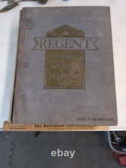 The Regent World Stamp Album Collection Vintage, Some Stamps Rare Collectible