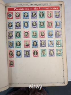 The Regent World Stamp Album Collection Vintage, Some Stamps Rare Collectible