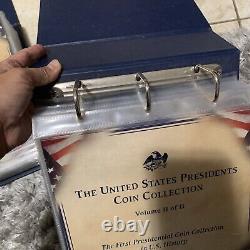 The United States Presidents $1 Coin & Stamps Collection (Set Of 2 Albums) New