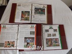 The World Cup Football Collection in 3 Albums Stamps, Signed Covers, Maxi Cards