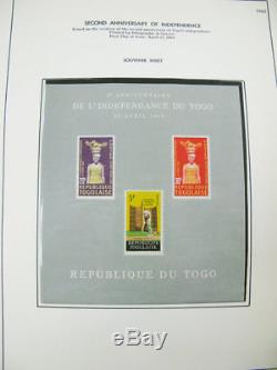 Togo Stamp Collection Mint NH In Album