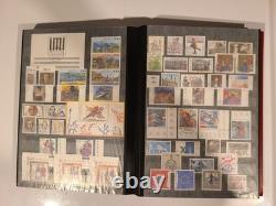 Top Germany Used Stamp Collection 1400 Different Stamps in Lighthouse Album
