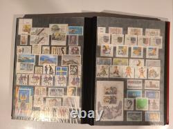 Top Germany Used Stamp Collection 1400 Different Stamps in Lighthouse Album