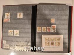 Top Germany Used Stamp Collection 1400 Different Stamps in Lighthouse Album