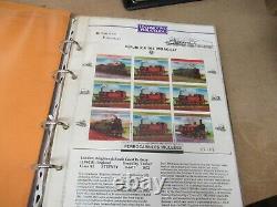 Trains On Stamps Thematic Collection In 4 Albums Locomotive Philatelica