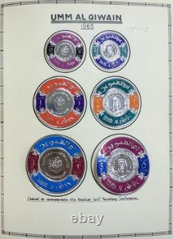 Trucial States Stamp Collection Jam Packed Album Mostly Mint Ajman Sharjah