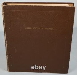 U. S. 1910s-1930s BACK OF BOOK COLLECTION OF 60 STAMPS & 40 BLOCKS IN ALBUM