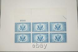 U. S. 1910s-1930s BACK OF BOOK COLLECTION OF 60 STAMPS & 40 BLOCKS IN ALBUM