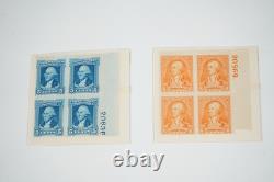 U. S. 1930s-1960s COLLECTION OF 400+ BLOCKS ALL MINT IN ALBUM ON WHITE ACE PAGES