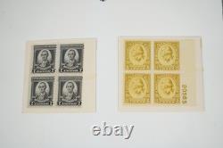 U. S. 1930s-1960s COLLECTION OF 400+ BLOCKS ALL MINT IN ALBUM ON WHITE ACE PAGES