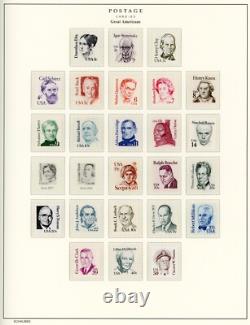 U. S. 1952-2007 Virtually Complete Stamp Collection in 6 Hingless Schaubek Albums