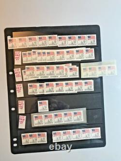 U. S. Coil Collection (750+) On 14 Pages In Older White Ace Album, 1939-1988