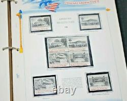 U. S. Commemorative Stamp Album Collection-1980-1986-over 630 All Mint Stamps