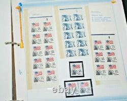 U. S. Commemorative Stamp Album Collection-1980-1986-over 630 All Mint Stamps