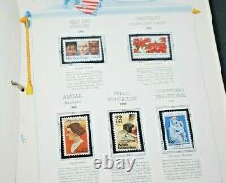 U. S. Commemorative Stamp Album Collection-1980-1986-over 630 All Mint Stamps