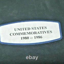 U. S. Commemorative Stamp Album Collection-1980-1986-over 630 All Mint Stamps