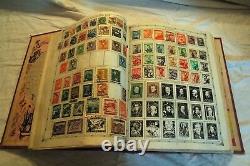 U. S. MINT and WORLD POSTAGE STAMP COLLECTION in 4 ALBUMS + UNSORTED PACKETS