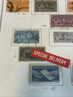 U. S Special Delivery Stamp Collection 1888-1950's E2 Album Pages