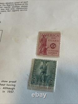 U. S Special Delivery Stamp Collection 1888-1950's E2 Album Pages