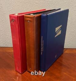 U. S. Stamp Collection 3 Commemorative Stamp Club Albums MNH 1987-2001 ZAYIX