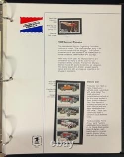 U. S. Stamp Collection 3 Commemorative Stamp Club Albums MNH 1987-2001 ZAYIX