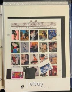 U. S. Stamp Collection 3 Commemorative Stamp Club Albums MNH 1987-2001 ZAYIX