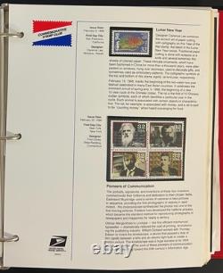 U. S. Stamp Collection 3 Commemorative Stamp Club Albums MNH 1987-2001 ZAYIX
