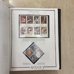 U. S. Stamp Collection in Scott Minuteman Album, Many Stamps