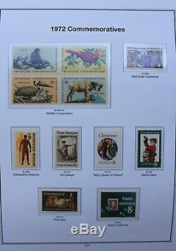 U. S. Stamp Commemoratives Collection 1967-1984 Complete Hingeless Album