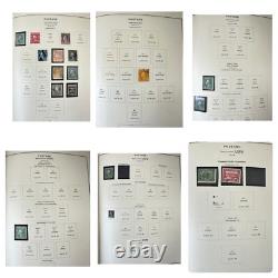 U. S. Stamp Estate Collection Scott National Postage Album Over 145 Photos