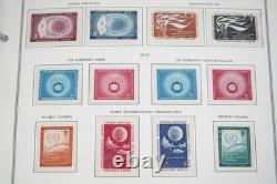 UN 1950s-1990s COLLECTION OF OVER 500 STAMPS ALL MINT STORED IN HARRIS ALBUM