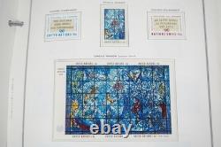 UN 1950s-1990s COLLECTION OF OVER 500 STAMPS ALL MINT STORED IN HARRIS ALBUM