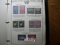 UNITED NATIONS & offices 1951-1989 MNH Complete Collection Minkus Album UX1