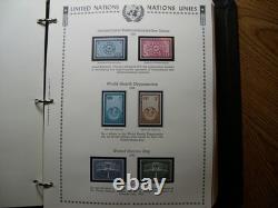 UNITED NATIONS & offices 1951-1989 MNH Complete Collection Minkus Album UX1