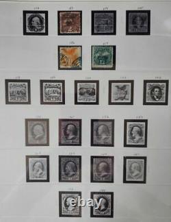 UNITED STATES COLLECTION, 8 Safe Hingeless albums 1861-2007 Scott $13,025.00++