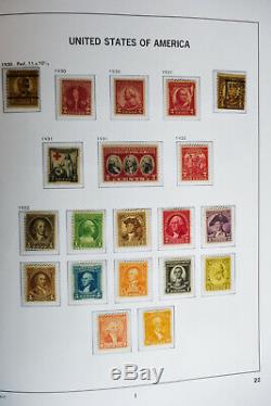 US 1800s to 1940s Stamp Collection in Pristine Davo Hingeless Album