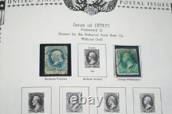 US 1857-1970s COLLECTION OF NEARLY 1,000 STAMPS MINT & USED IN MINKUS ALBUM