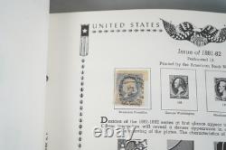 US 1857-1970s COLLECTION OF NEARLY 1,000 STAMPS MINT & USED IN MINKUS ALBUM