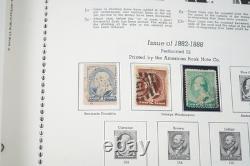 US 1857-1970s COLLECTION OF NEARLY 1,000 STAMPS MINT & USED IN MINKUS ALBUM