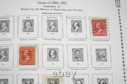 US 1857-1970s COLLECTION OF NEARLY 1,000 STAMPS MINT & USED IN MINKUS ALBUM