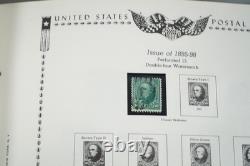 US 1857-1970s COLLECTION OF NEARLY 1,000 STAMPS MINT & USED IN MINKUS ALBUM