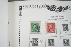 US 1857-1970s COLLECTION OF NEARLY 1,000 STAMPS MINT & USED IN MINKUS ALBUM