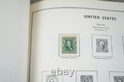 US 1890s-1970s COLLECTION OF 700+ STAMPS MINT & USED STORED IN HARRIS ALBUM