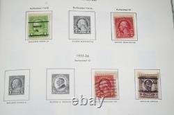US 1890s-1970s COLLECTION OF 700+ STAMPS MINT & USED STORED IN HARRIS ALBUM